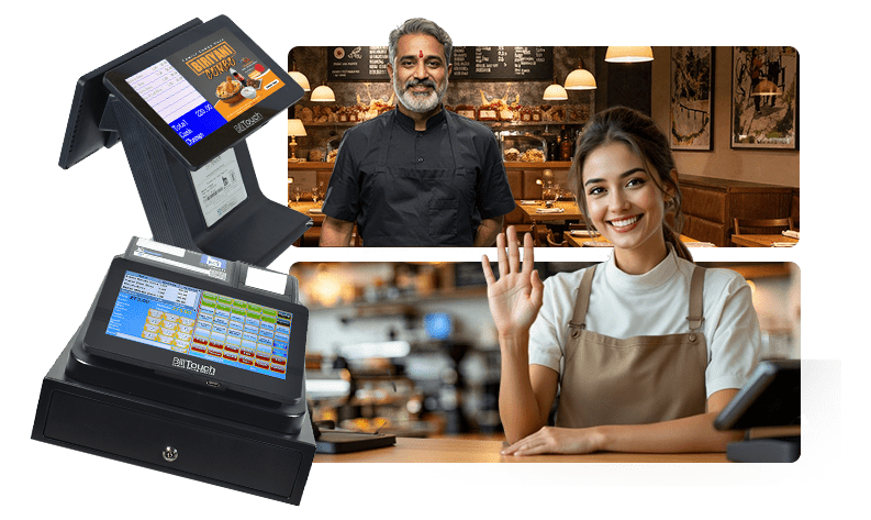 POS Billing Machine for Cafe, Restaurant & Hotel Businesses