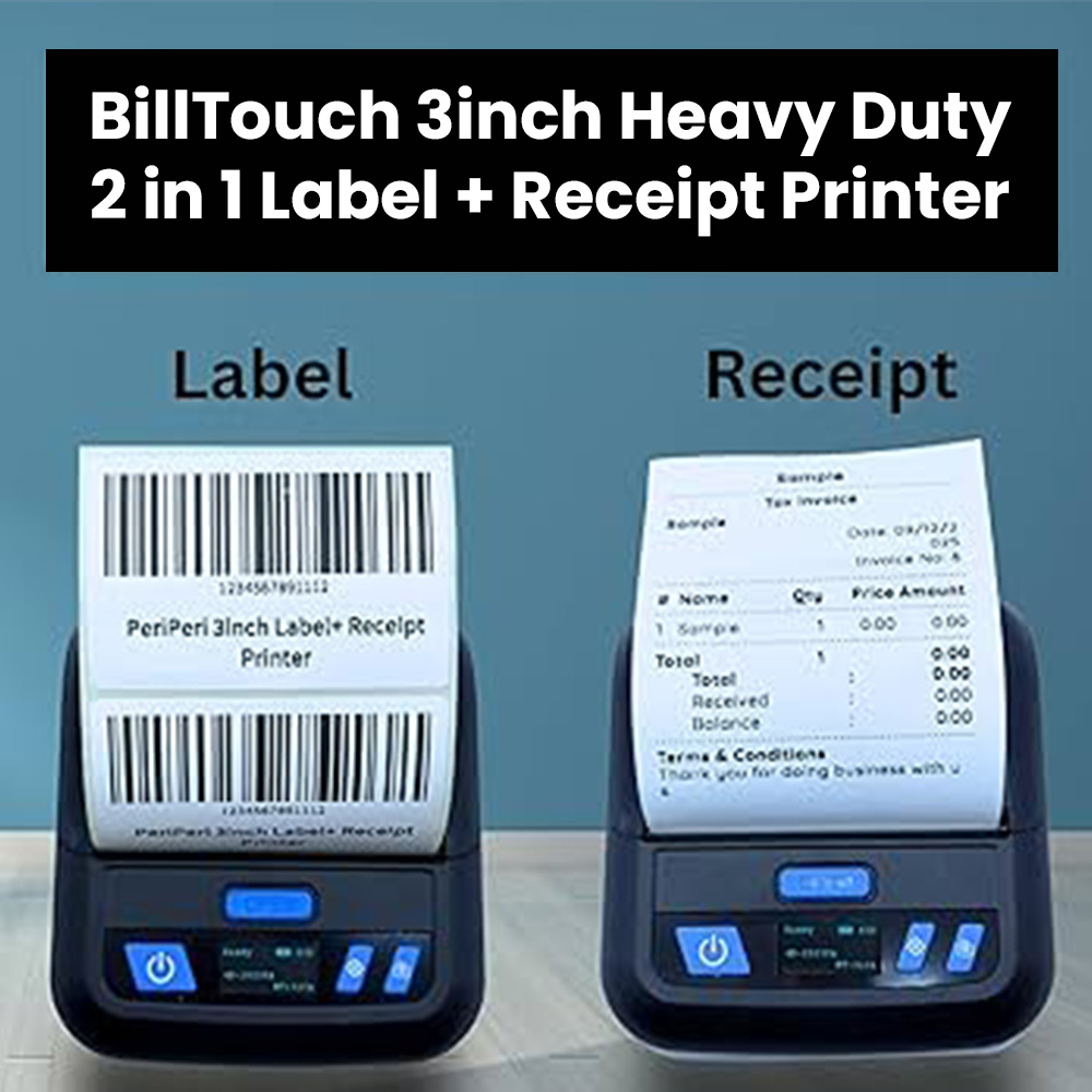 XP-P3301B 75mm Portable Label and Receipt Printer - Image 6